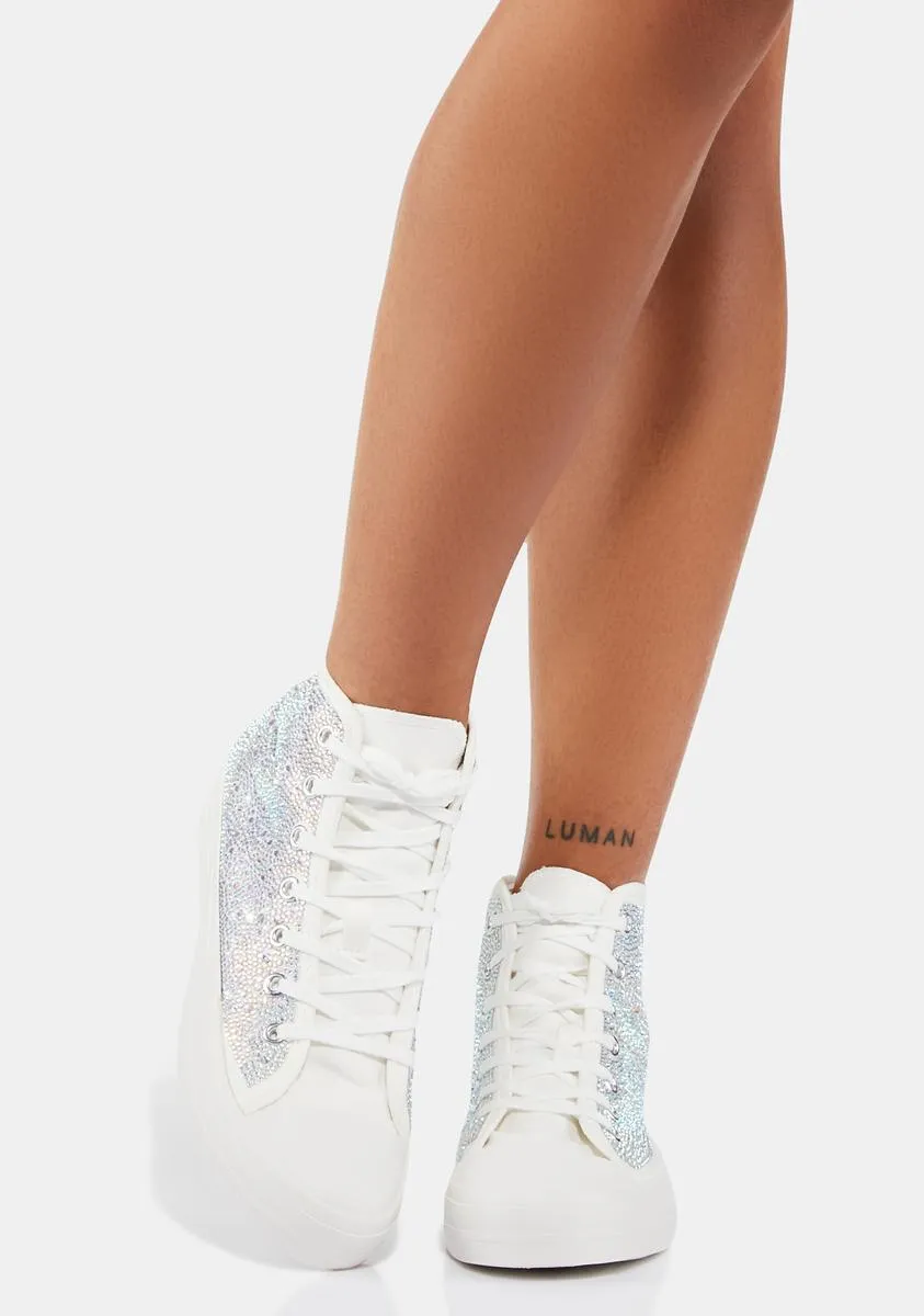 Angel Not Chasing You High Top Sneakers