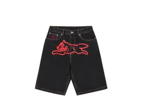 Billionaire Boys Club Running Dog Denim Shorts Black