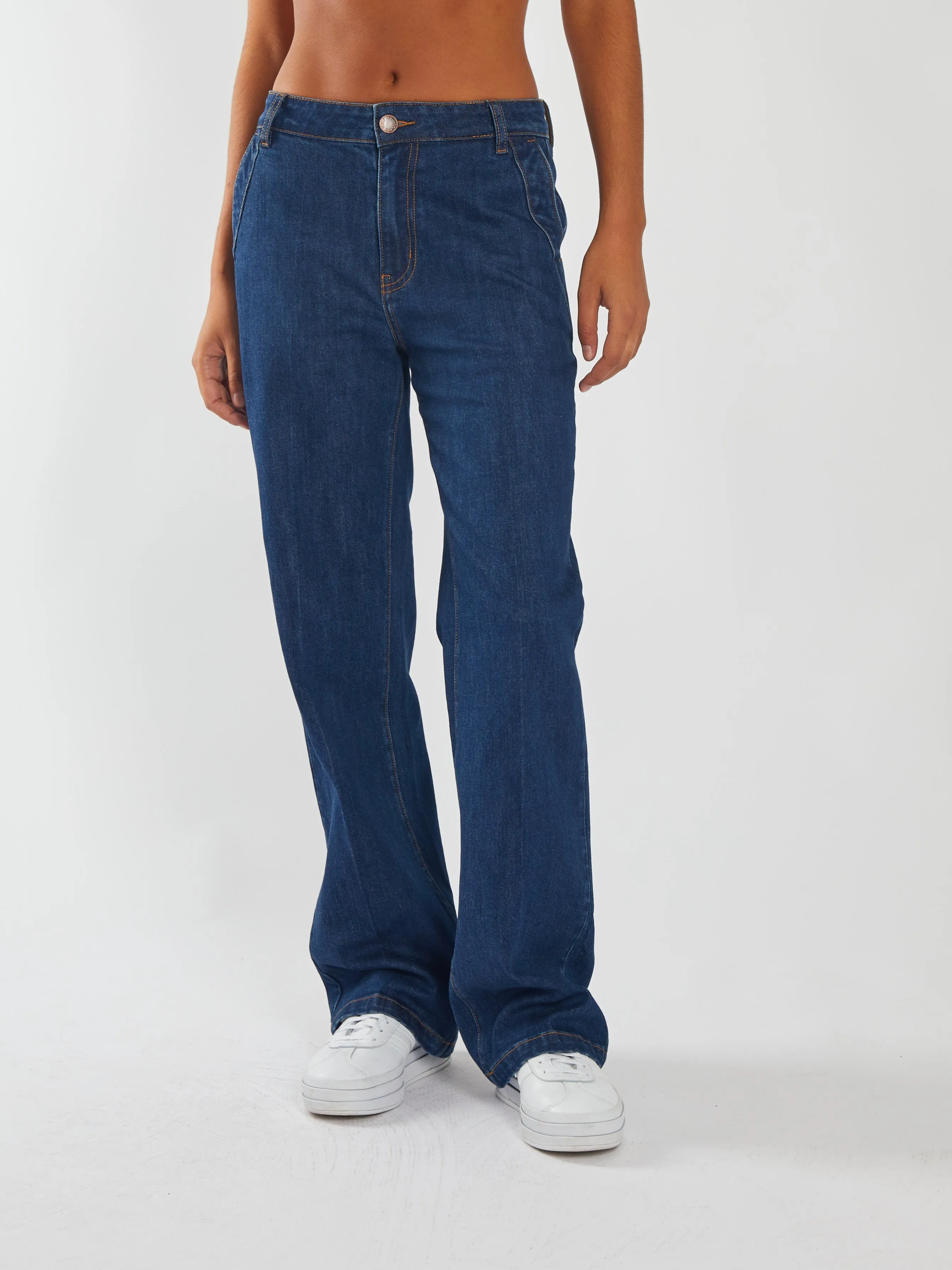 Cara Wide Leg Blue Indigo