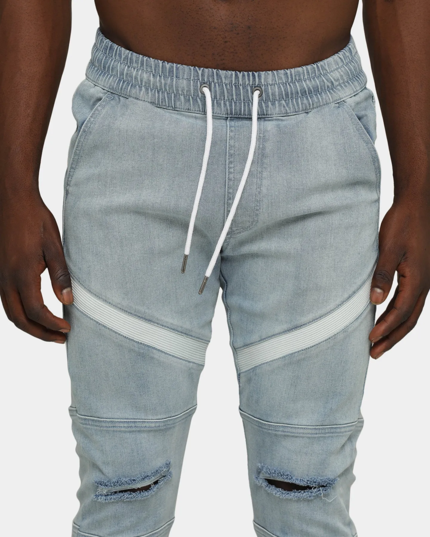 Carré Denim Evolution Jogger Light Blue