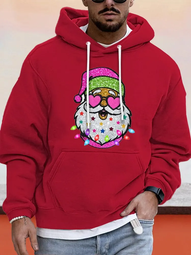 Casual Santa Claus Graphic Hoodies