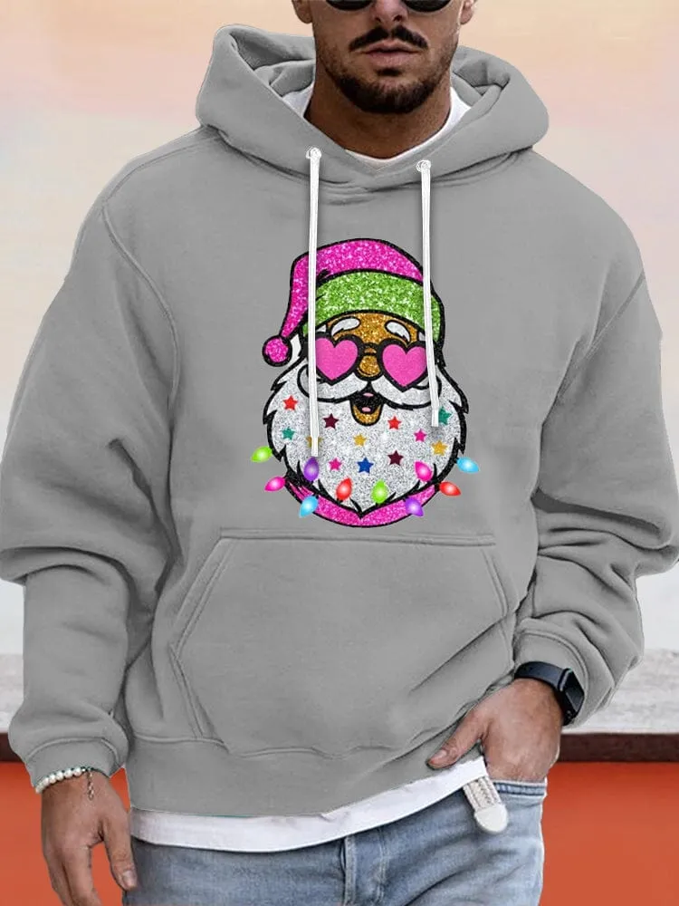 Casual Santa Claus Graphic Hoodies