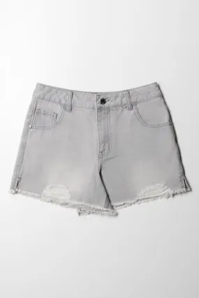 Cheeky Denim Short Grey