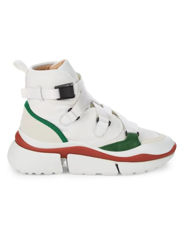 CHLOÉ SONNIE HIGH TOP SNEAKERS