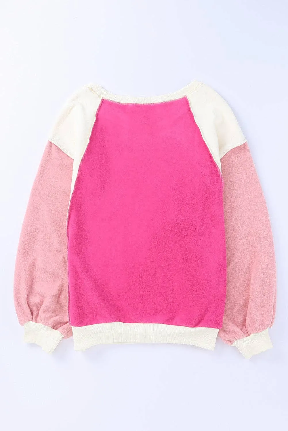 Colorblock Fleece Long Sleeve