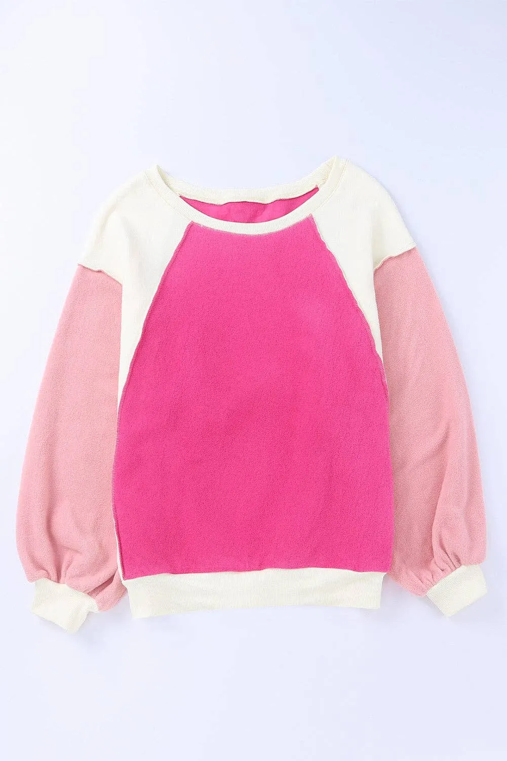 Colorblock Fleece Long Sleeve