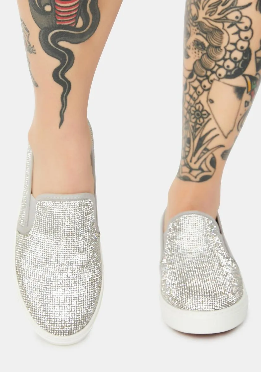 Coulter Rhinestone Slip-On Sneakers