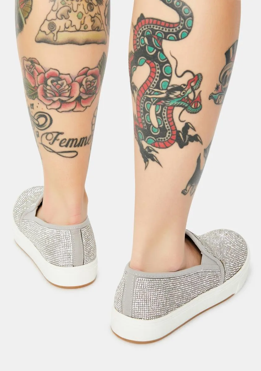 Coulter Rhinestone Slip-On Sneakers