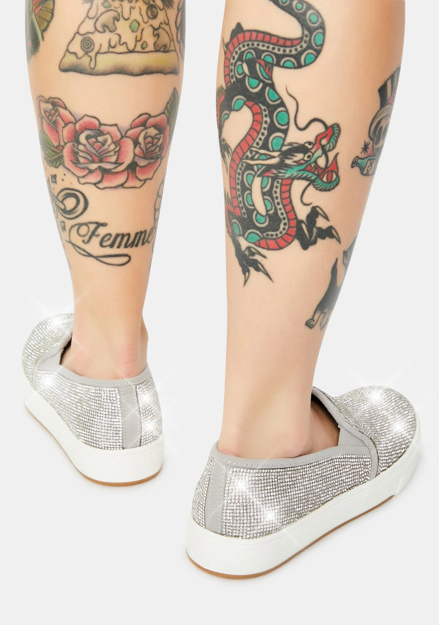 Coulter Rhinestone Slip-On Sneakers