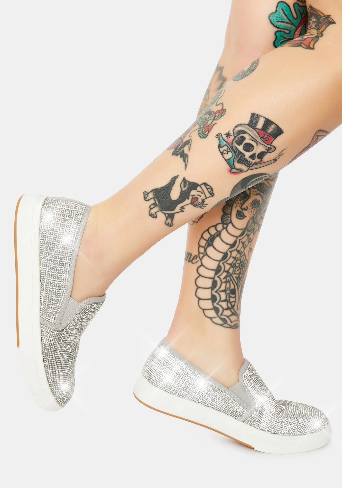 Coulter Rhinestone Slip-On Sneakers