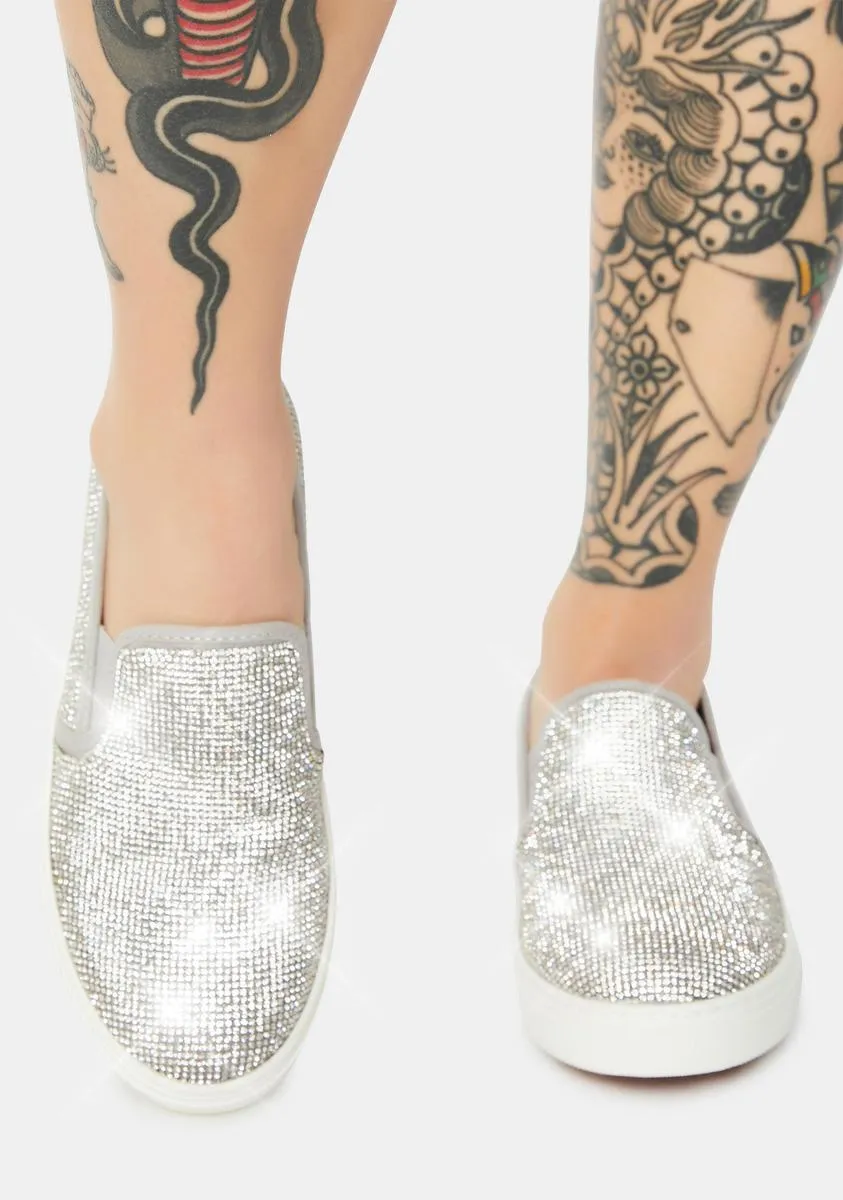 Coulter Rhinestone Slip-On Sneakers