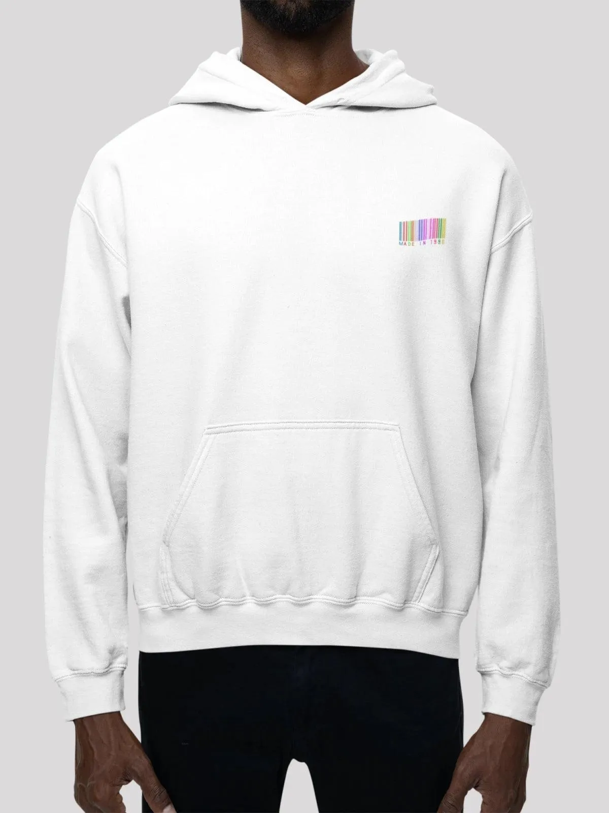 Courage White Men's Hoodie