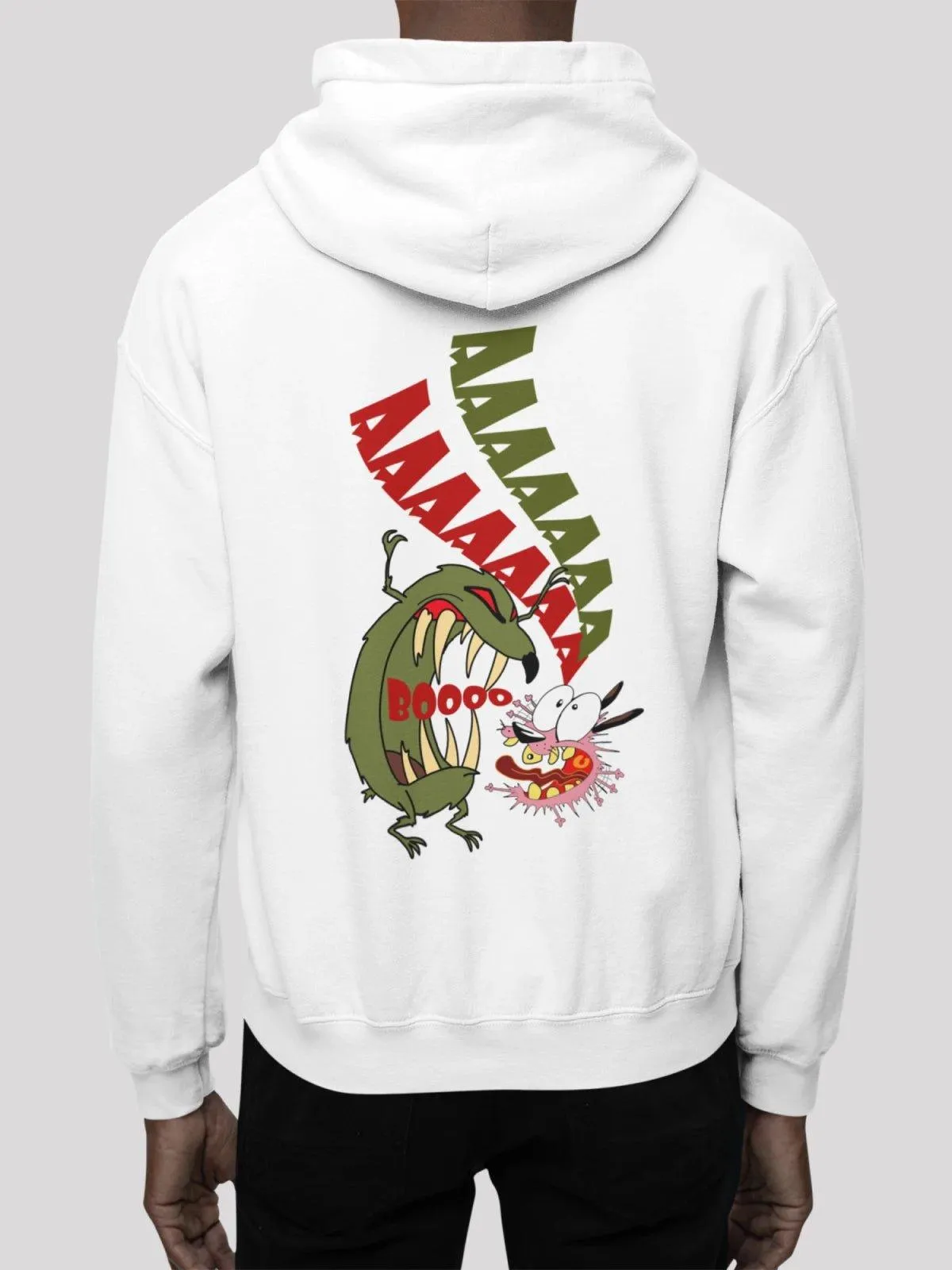 Courage White Unisex Hoodie