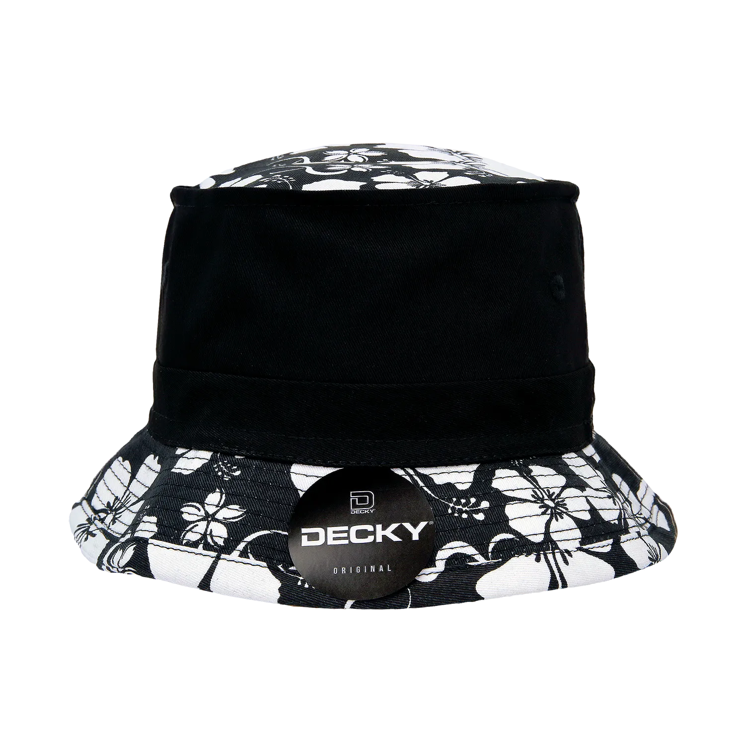 Decky 456 - Structured Floral Brim Fisherman's Bucket Hat - CASE Pricing