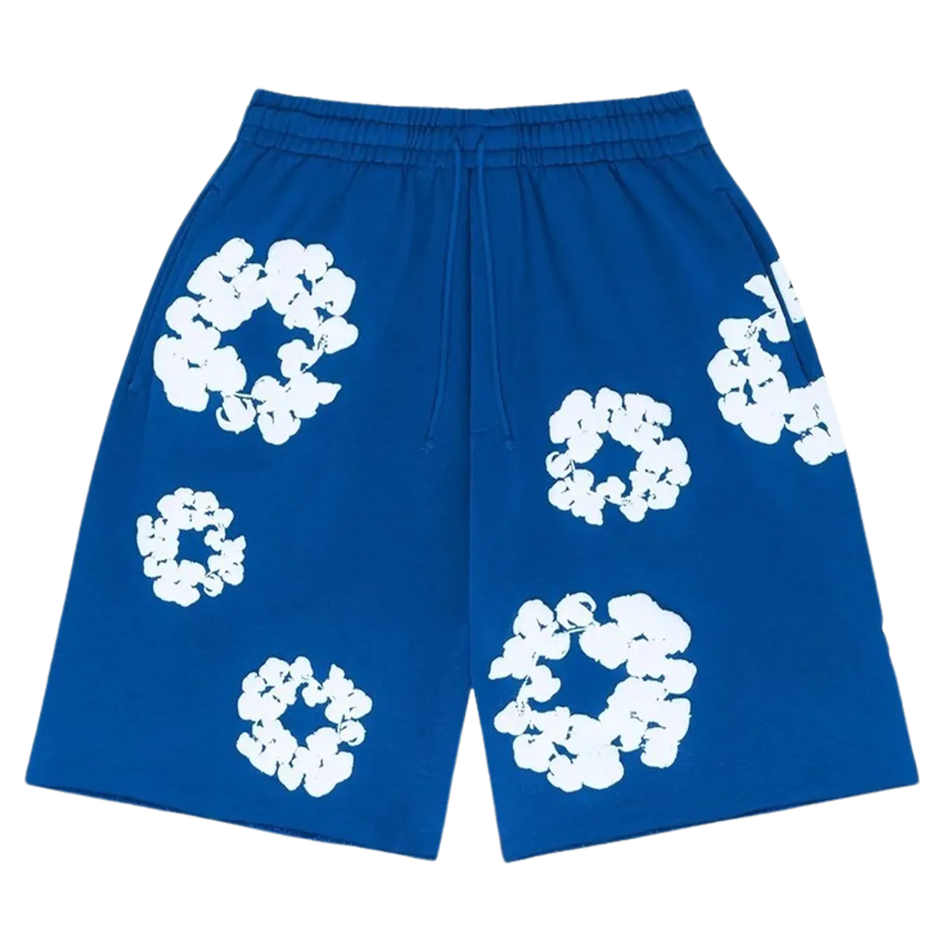 Denim Tears The Cotton Wreath Shorts 'Blue'