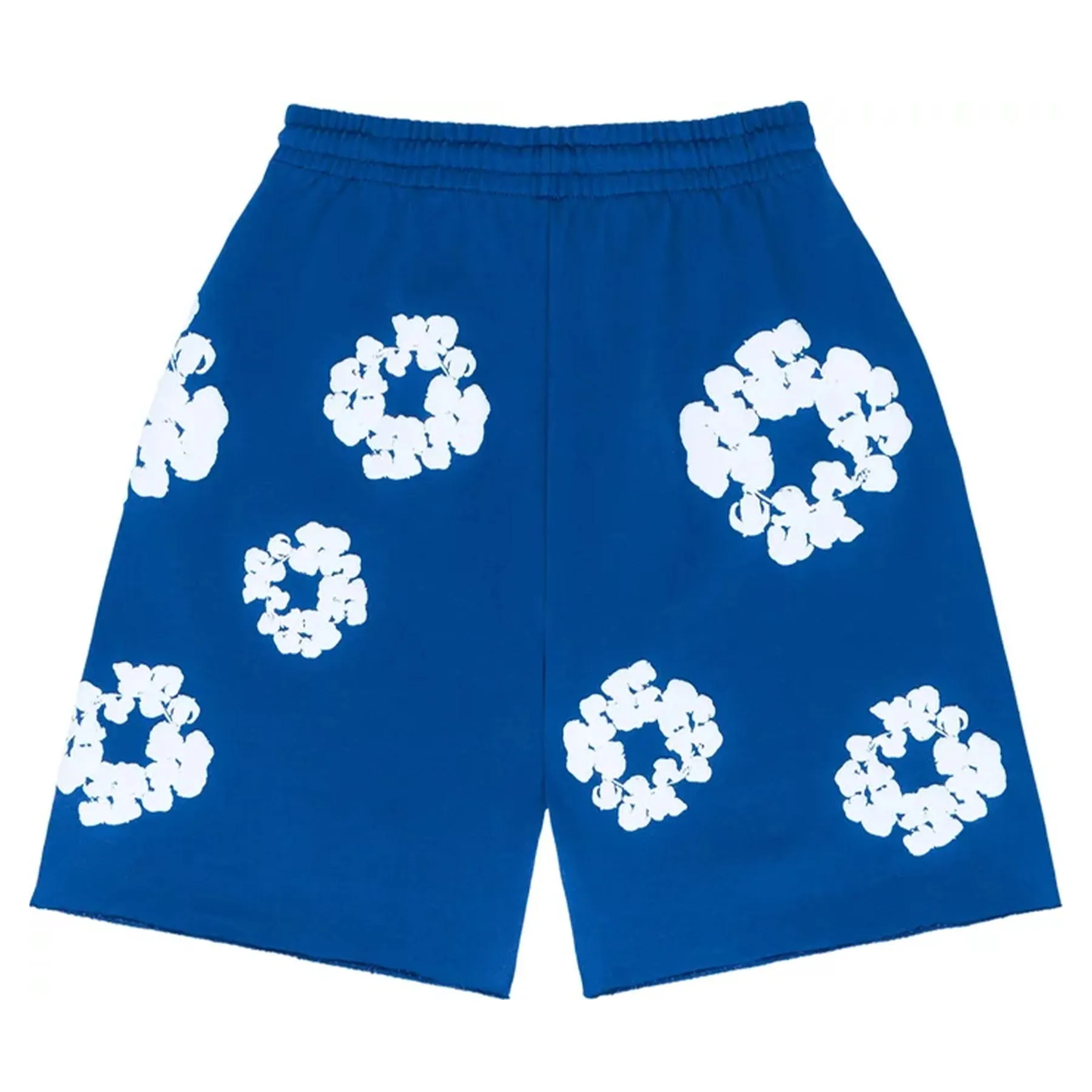 Denim Tears The Cotton Wreath Shorts 'Blue'