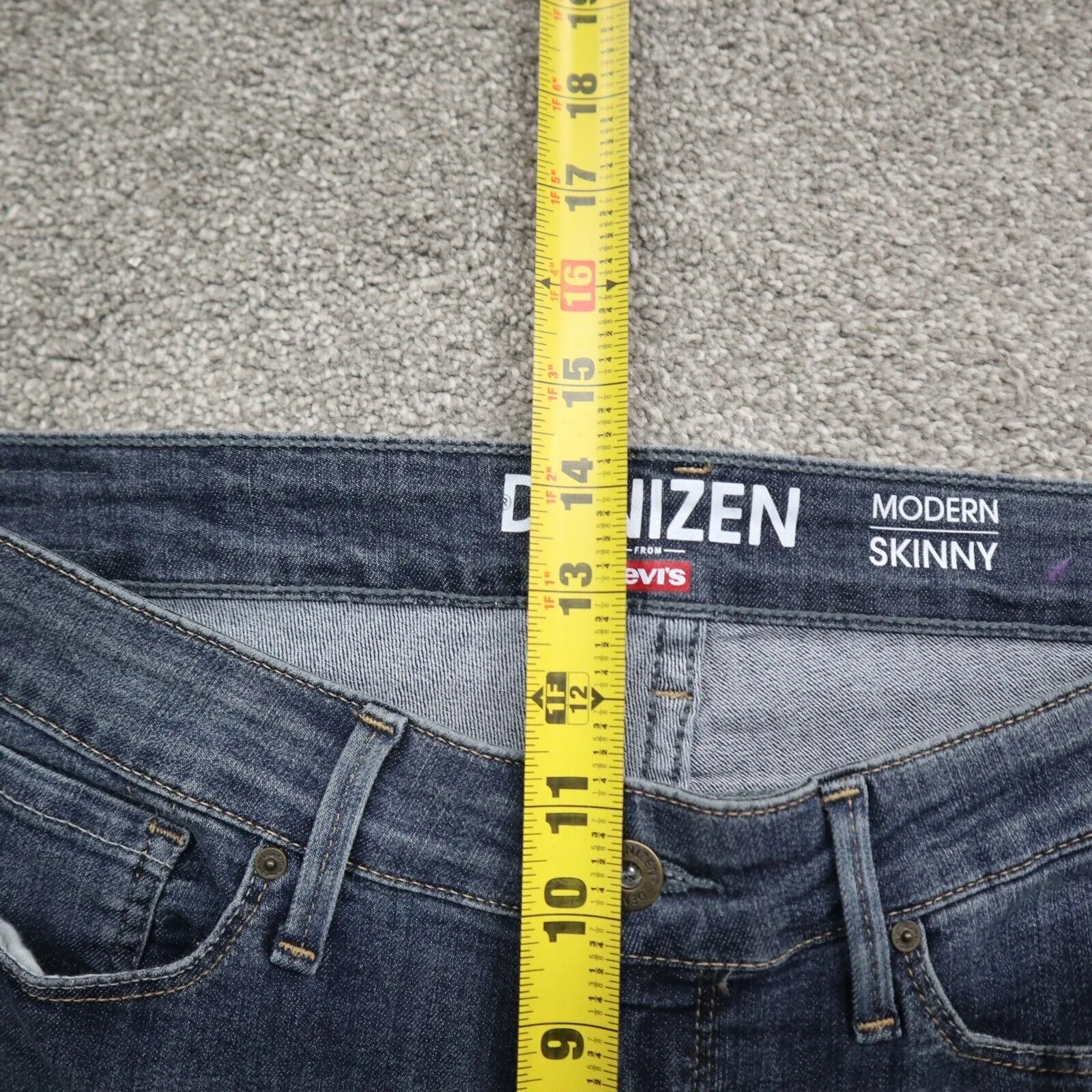 Denizen From Levies Women Modern Skinny Jeans  Denim High Rise Blue Size 32