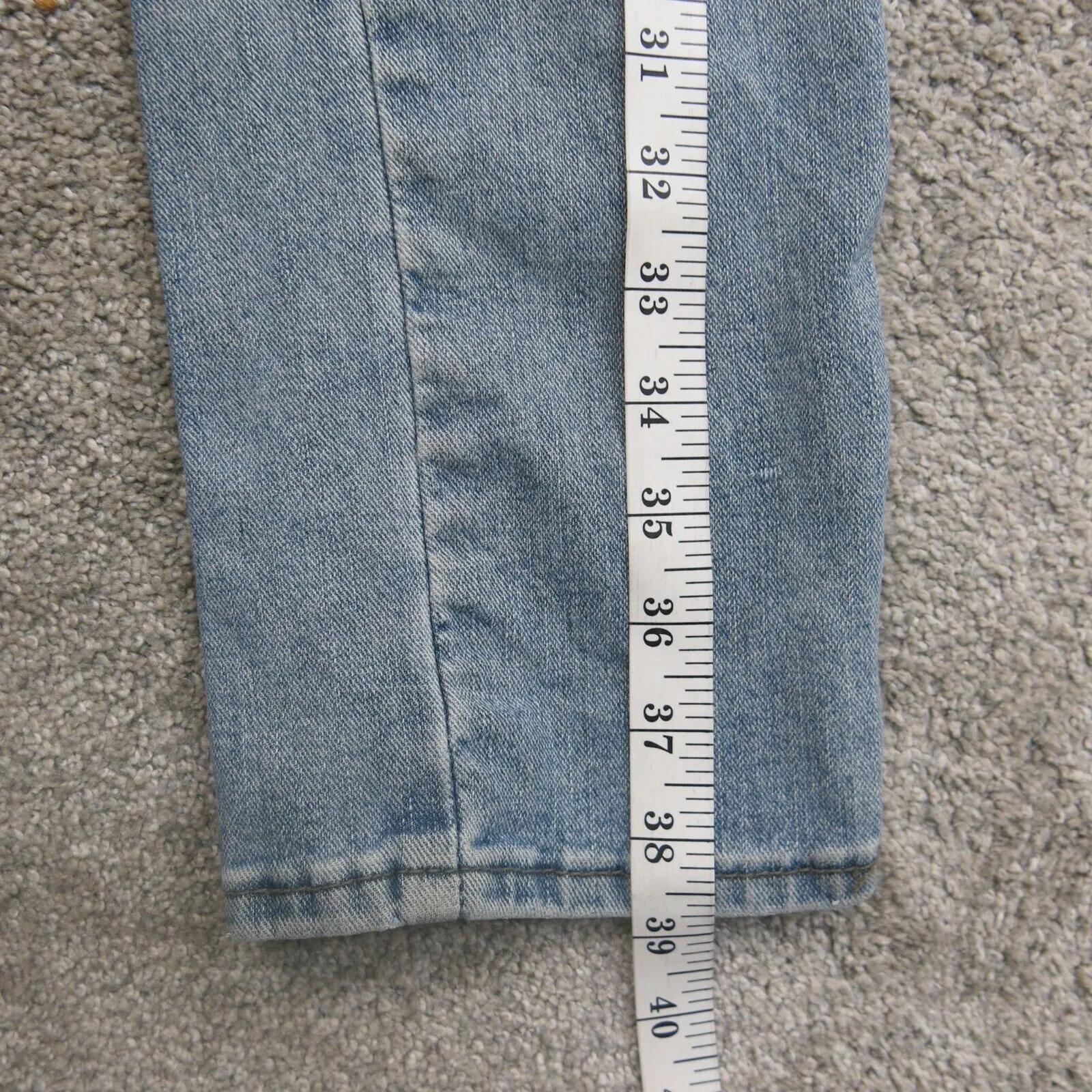 Denizen From Levis Mens Skinny Leg Jeans Pockets Low Rise Blue Size W29XL32