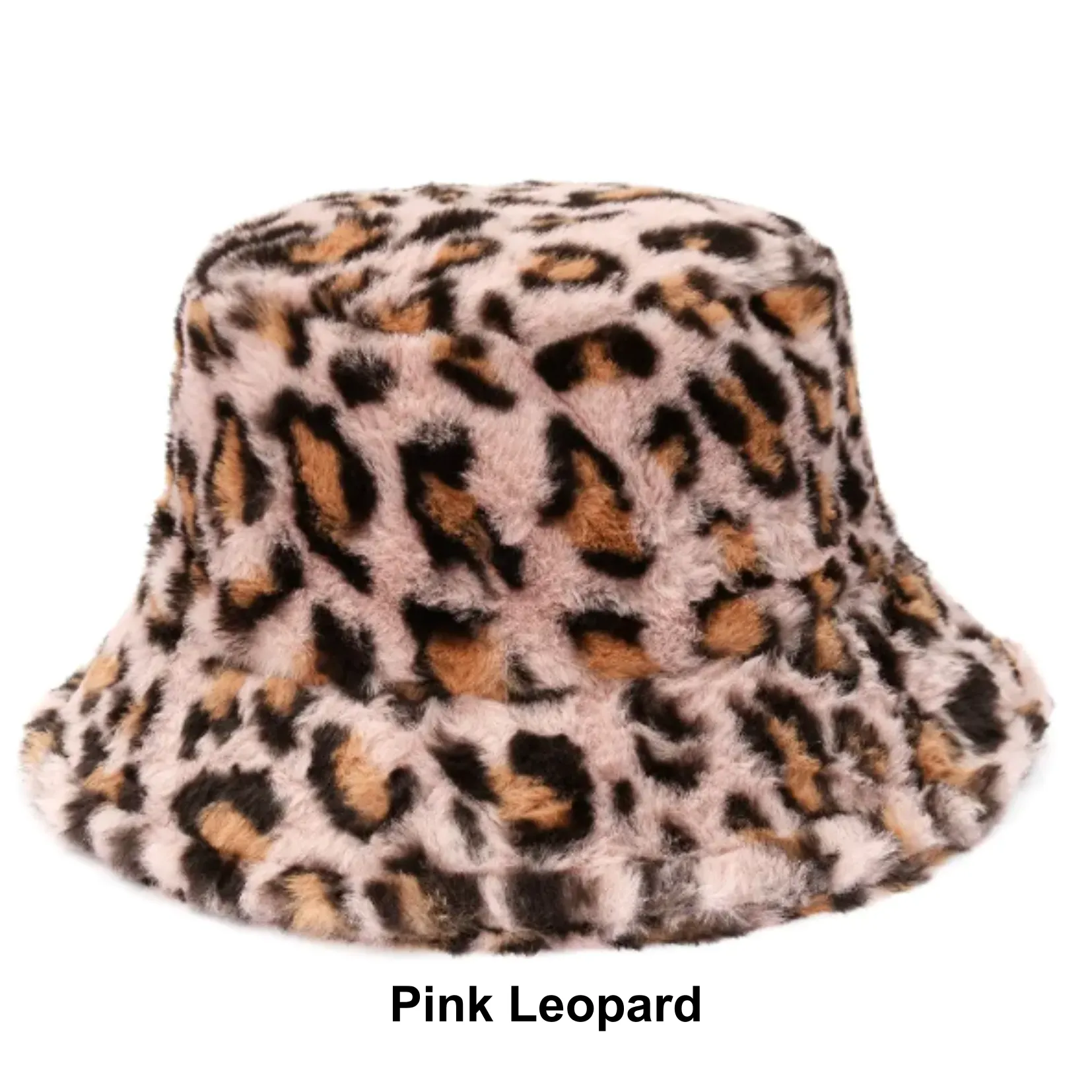 Faux Fur Fluffy Bucket Hat