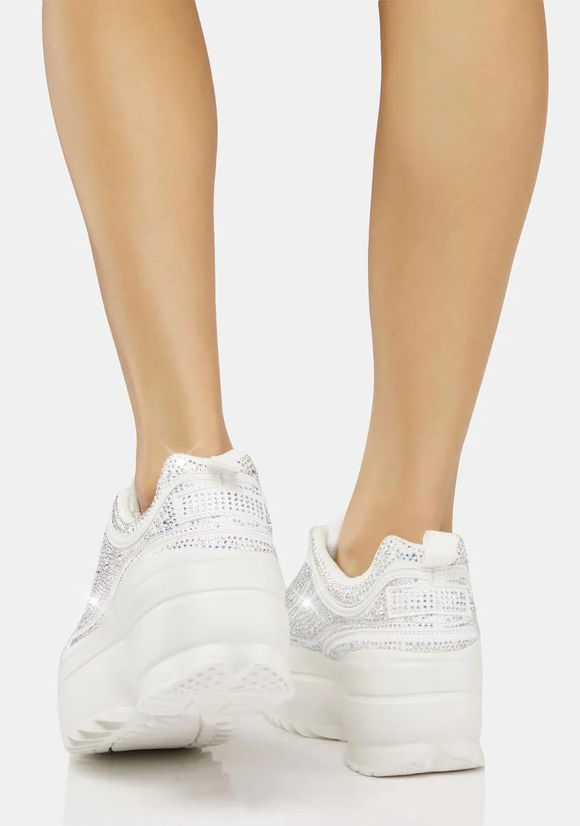 Icy New Heights Platform Sneakers