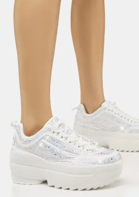 Icy New Heights Platform Sneakers