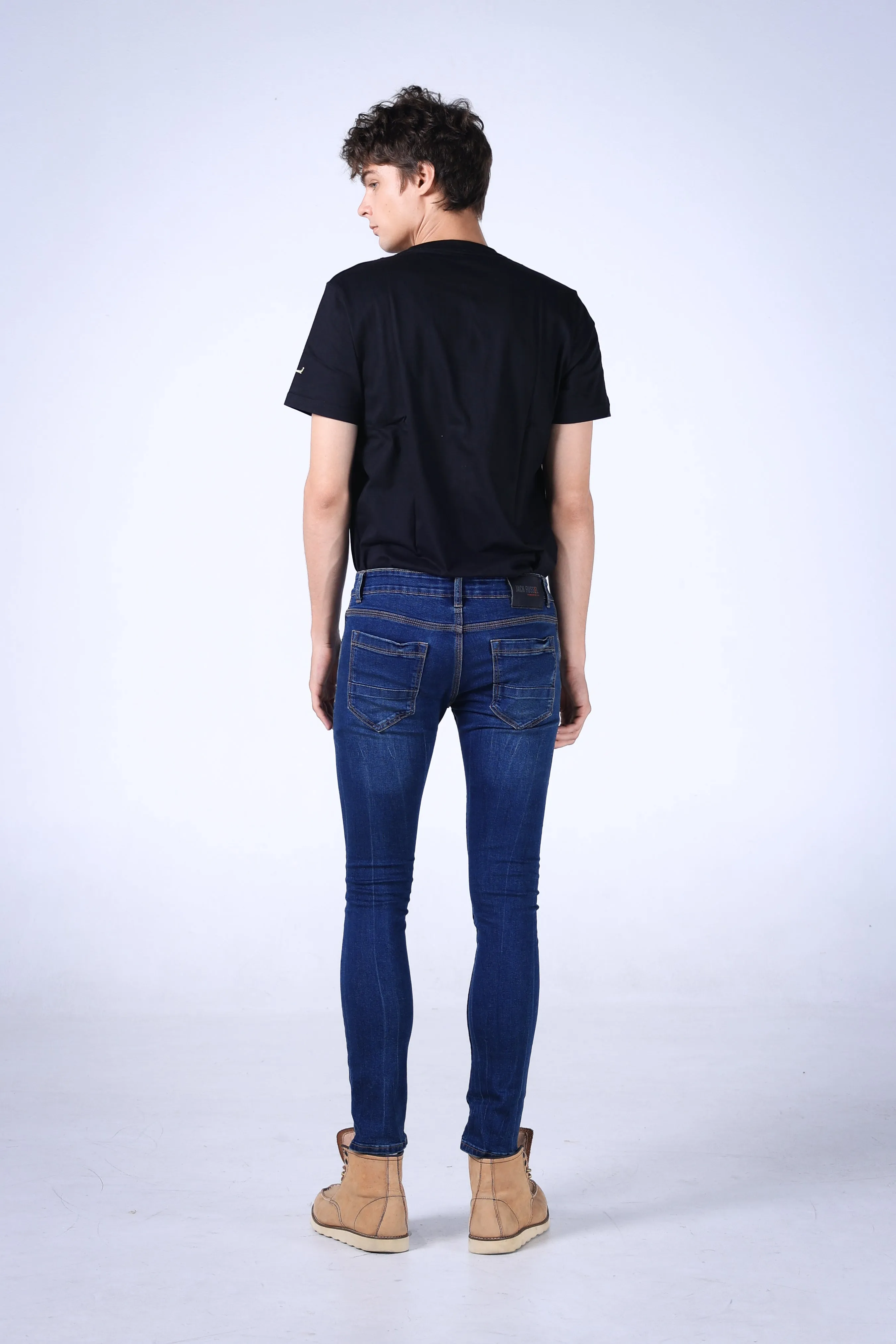 Jack Russel - Men Jeans - Handwerk J-ASH Skinny Fit Blue Ash