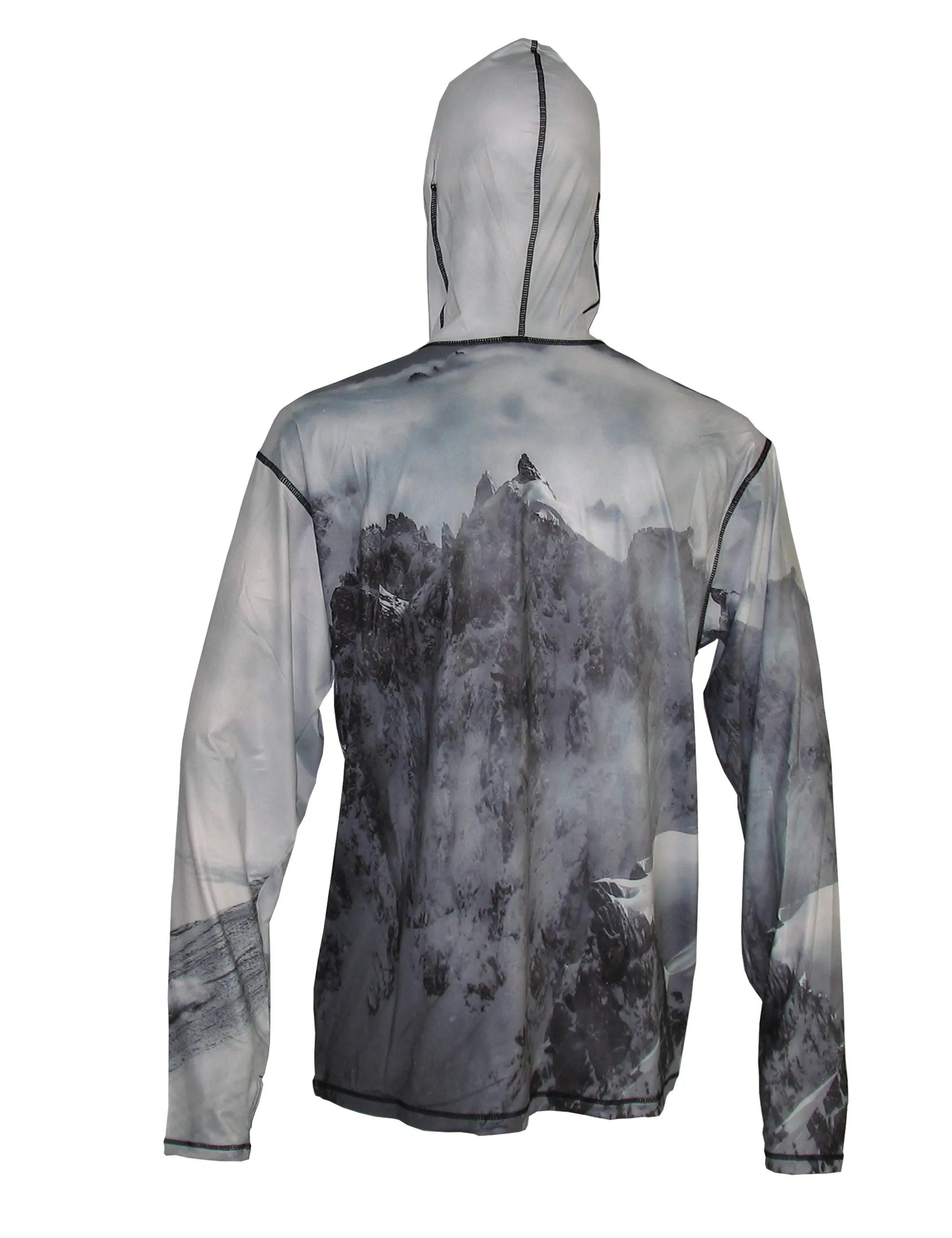 Jagged Edge Lightweight Mountain Graphic Hoodie