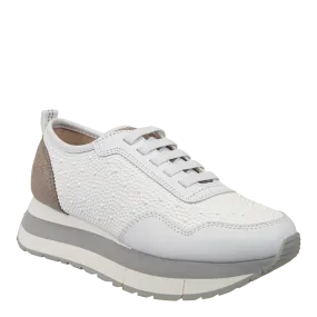 KINETIC in WHITE PEARL Platform Sneakers