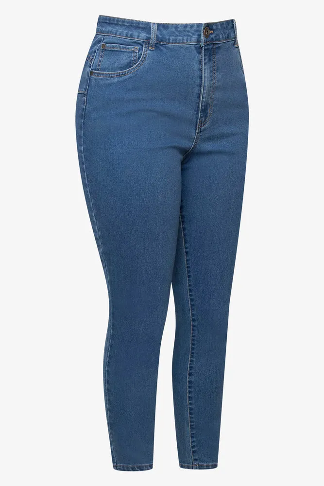 Lift, Slim & Shape Skinny Denim Jeans Blue