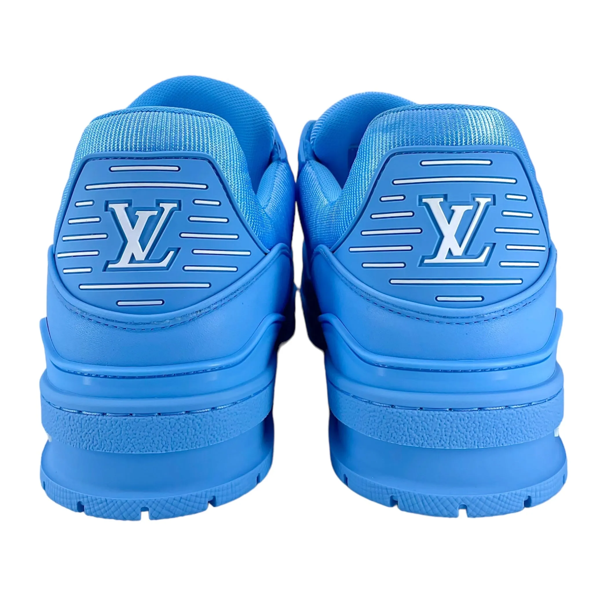 Louis Vuitton LV Trainer Low Embossed Monogram Light Blue