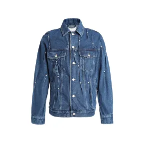 Multi Rivet Denim Jacket