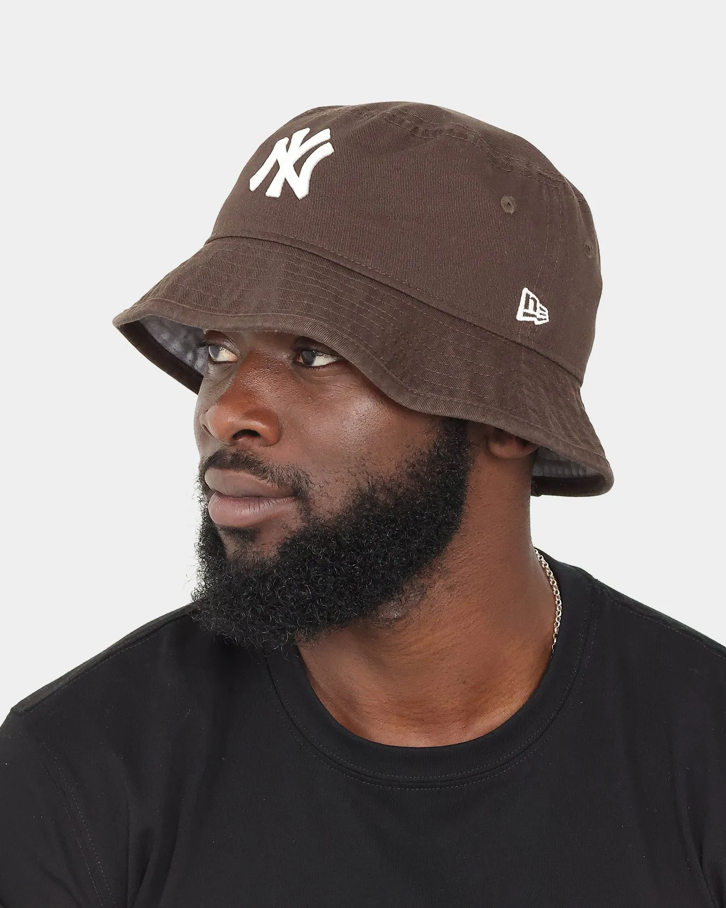 New Era New York Yankees Bucket Hat Walnut