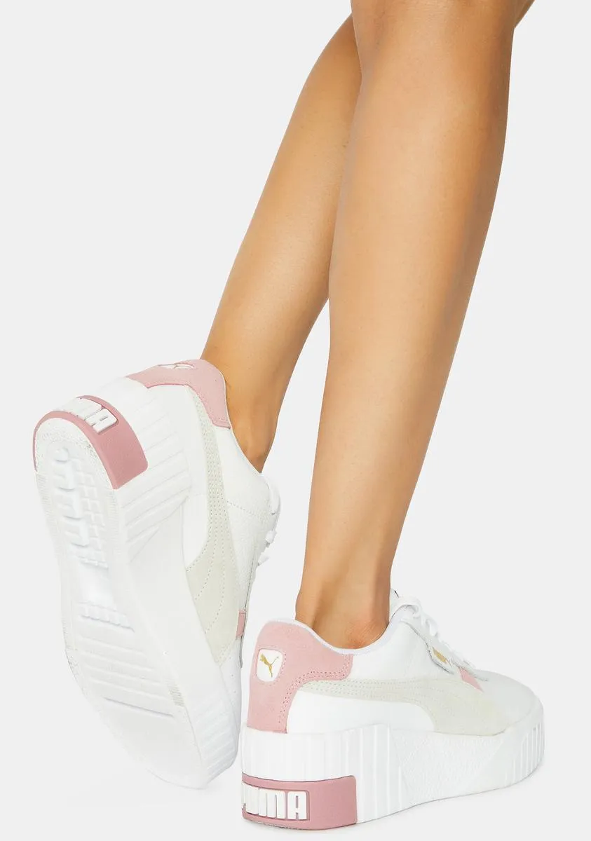 Pink Cali Wedge Mix Sneakers