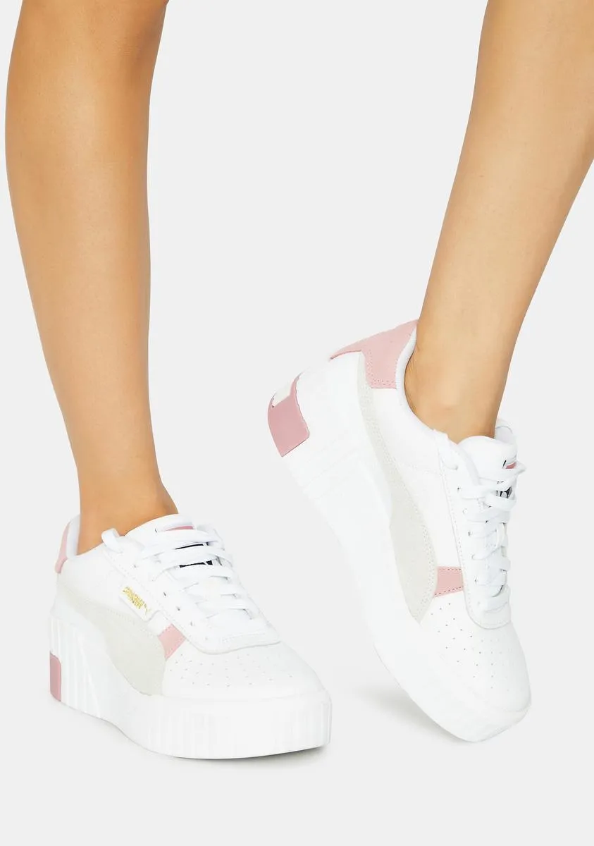 Pink Cali Wedge Mix Sneakers