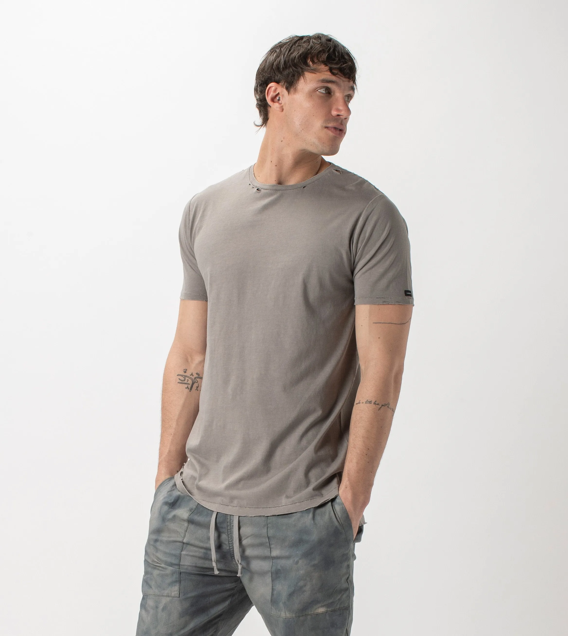 Ripped Flintlock Tee GD Ash