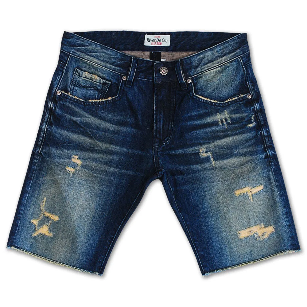 Rivet De Cru Lime Cream Denim Shorts