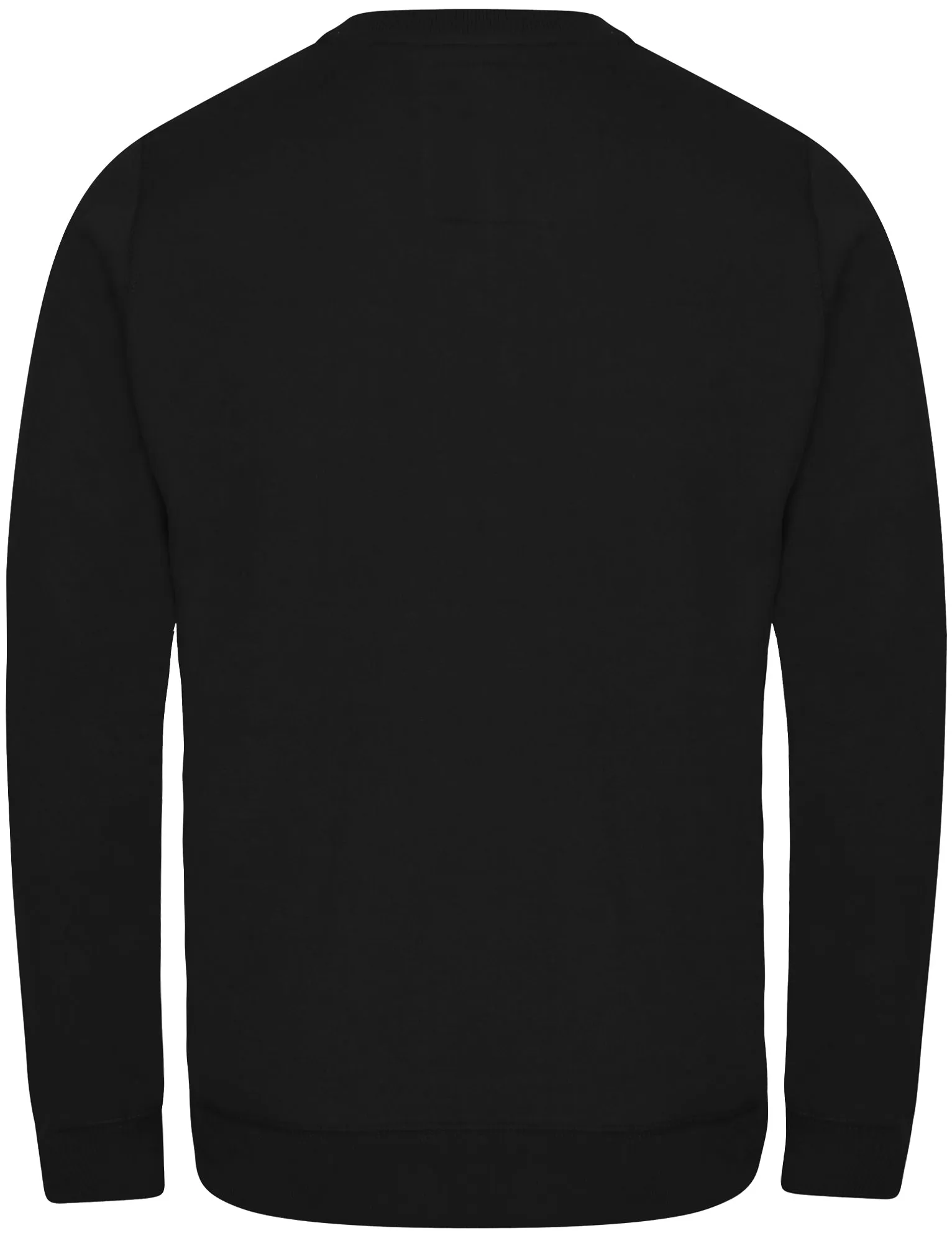 Slash Destroyed Ripped Front Sweatshirt in Black