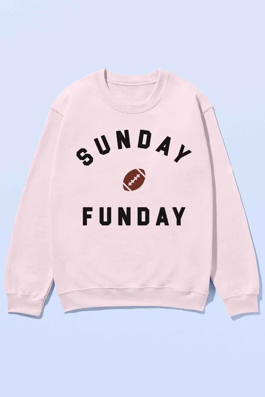 SUNDAY FUN DAY FOOTBALL OVERSIZED SWEATSHIRT