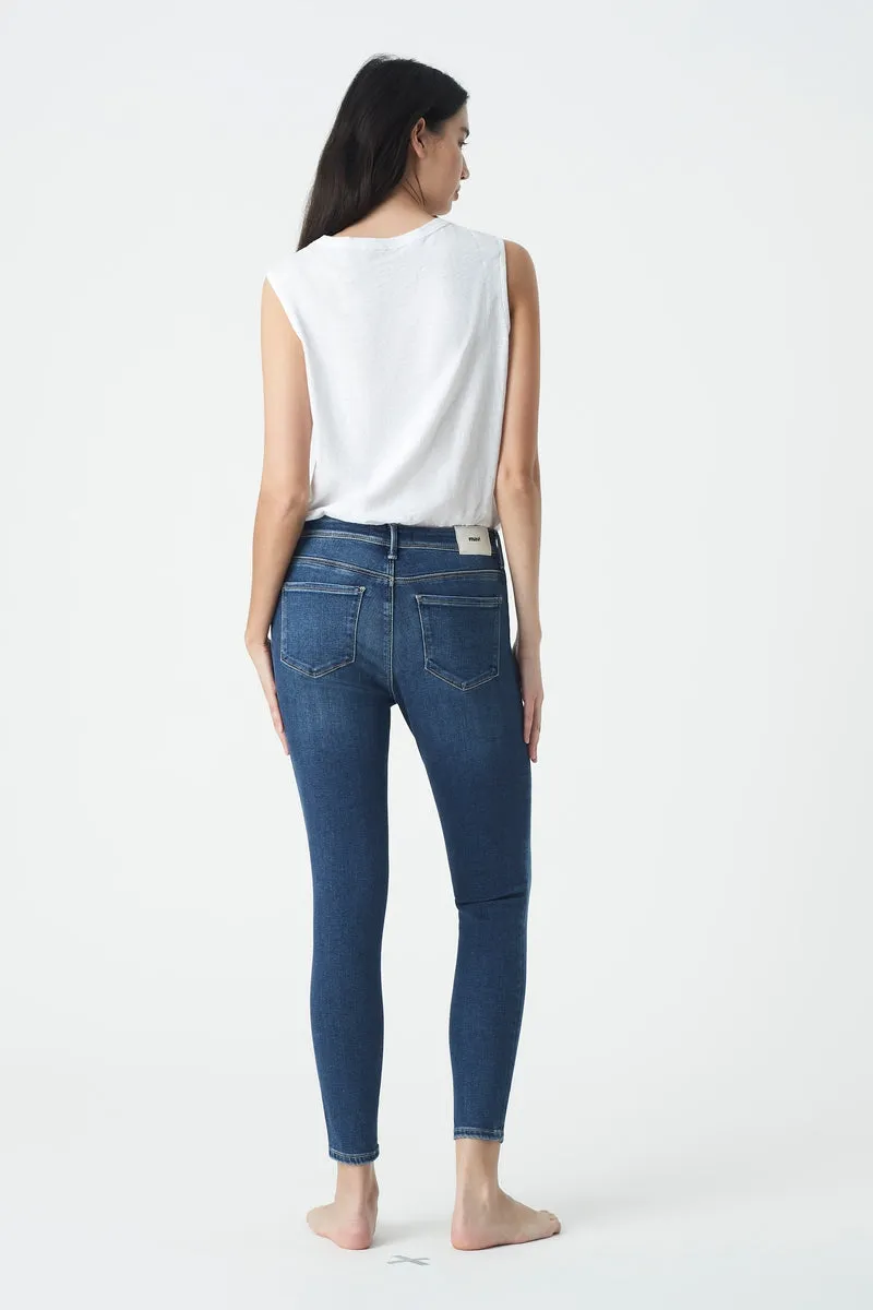 Tess Jeans - Dark Brushed Indigo Shape