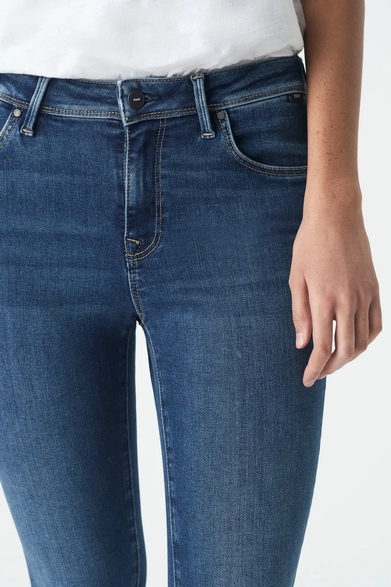 Tess Jeans - Dark Brushed Indigo Shape