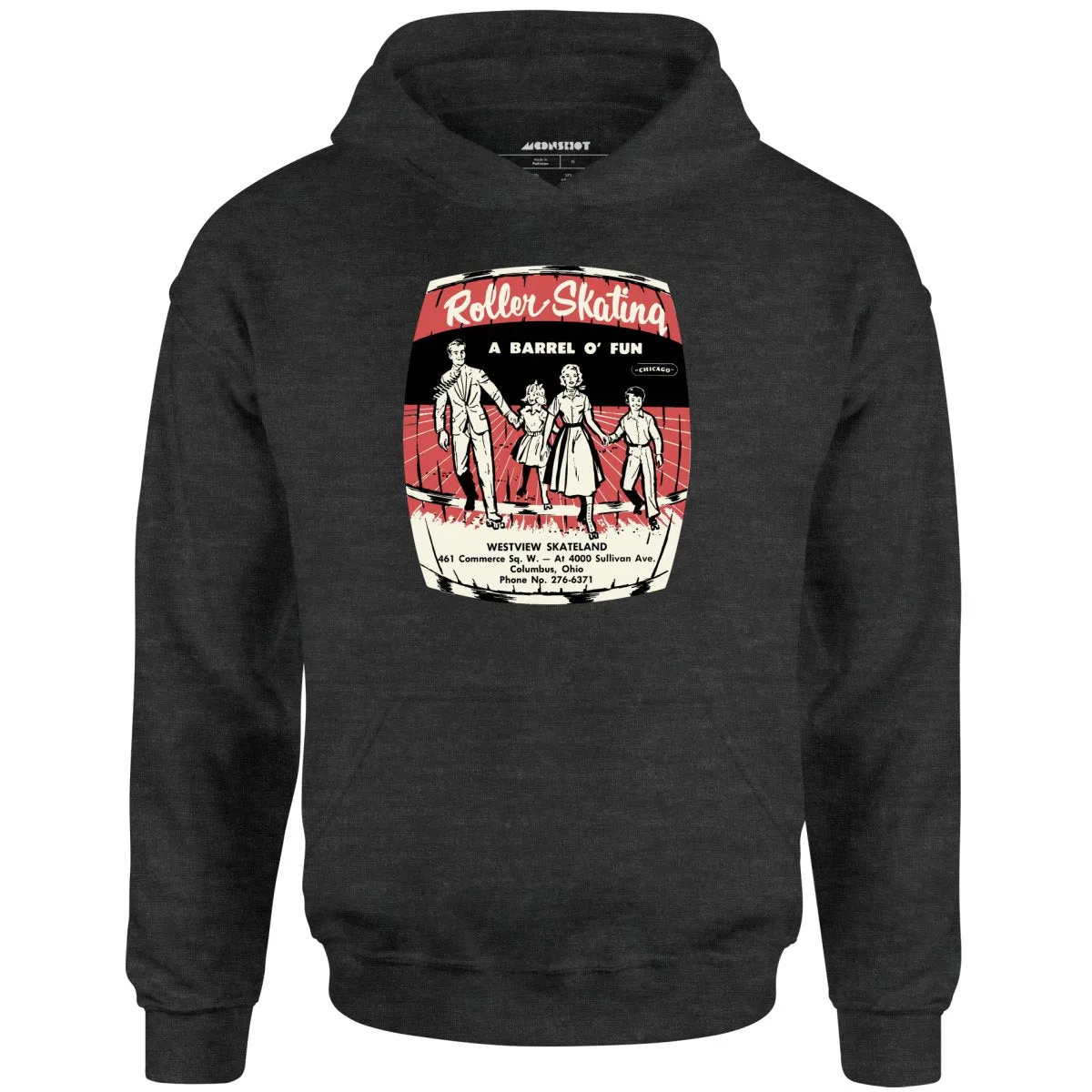 Westview Skateland - Columbus, OH - Vintage Roller Rink - Unisex Hoodie