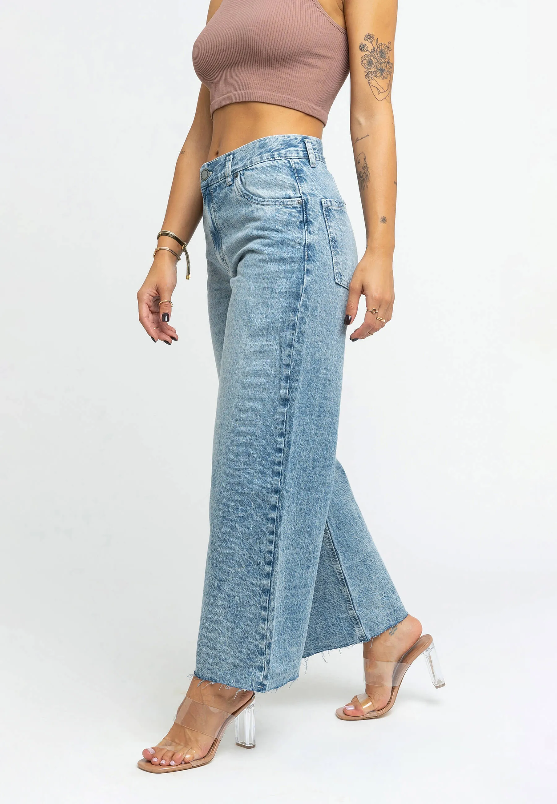 Wide Leg Cropped