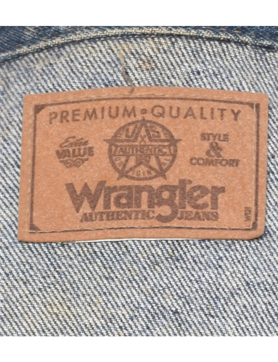 Wrangler Medium Wash Denim Jacket - M