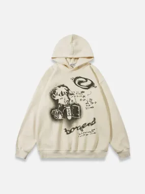 Y2K Cartoon Graphic Hoodie